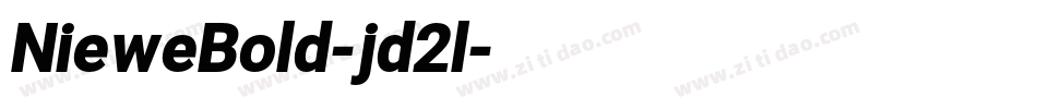 NieweBold-jd2l字体转换