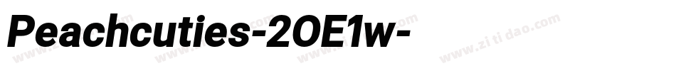Peachcuties-2OE1w字体转换