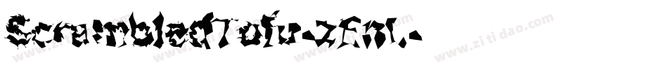 ScrambledTofu-zEnL字体转换