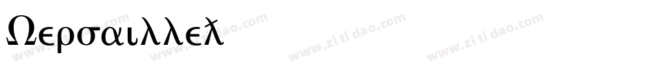 Versaille字体转换