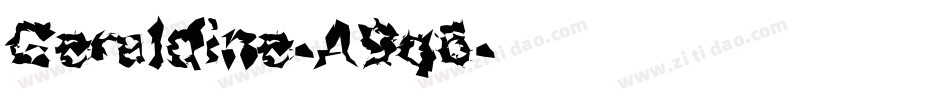 Geraldine-A9q6字体转换