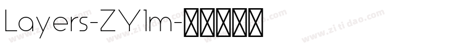 Layers-ZY1m字体转换