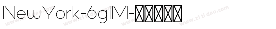 NewYork-6g1M字体转换