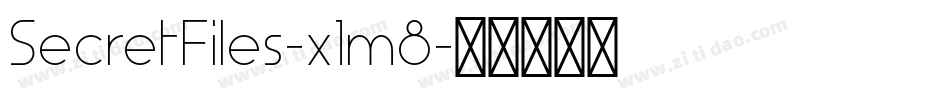 SecretFiles-x1m8字体转换