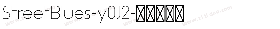 StreetBlues-y0J2字体转换
