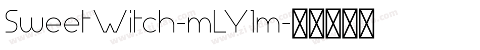 SweetWitch-mLY1m字体转换