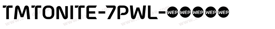 Tmtonite-7pWl字体转换