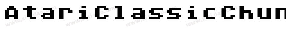 AtariClassicChunky-PxXP字体转换