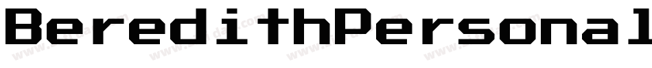 BeredithPersonalUse-5DZj字体转换 BeredithPersonalUse-5DZj字体转换