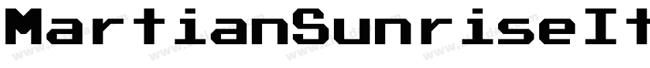 MartianSunriseItalic-9xZj字体转换 MartianSunriseItalic-9xZj字体转换