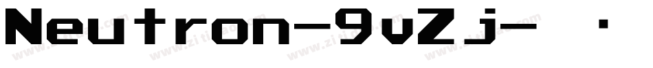 Neutron-9vZj字体转换