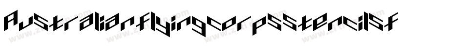 Australianflyingcorpsstencilsf-JOEm字体转换