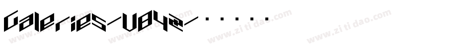 Galeries-V84z字体转换