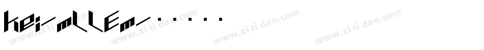 Kei-mLLEm字体转换