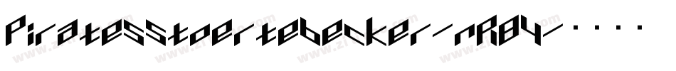 Piratesstoertebecker-nR84字体转换