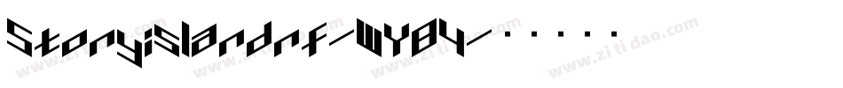 Stonyislandnf-WY84字体转换