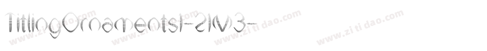 TitlingOrnaments1-21M3字体转换