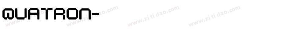 Quatron字体转换