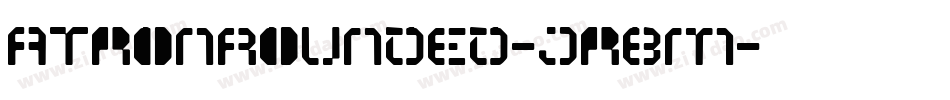 AtronRounded-jrBM字体转换