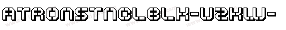Atronstnclblk-VzKw字体转换