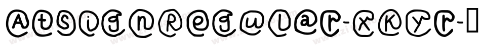 AtsignRegular-xKyr字体转换
