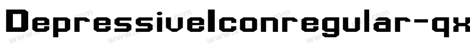 DepressiveIconregular-qxEx字体转换