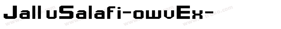 JalluSalafi-owvEx字体转换