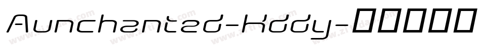 Aunchanted-Kddy字体转换