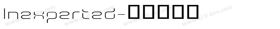 Inexperted字体转换