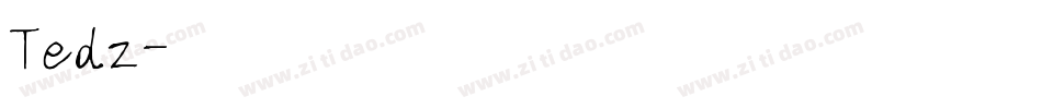 Tedz字体转换
