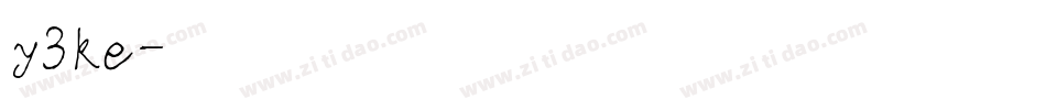 y3ke字体转换