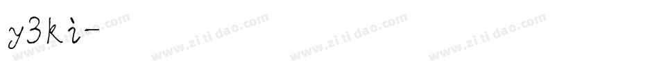 y3ki字体转换