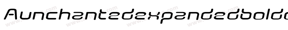 Aunchantedexpandedboldoblique-B00d字体转换