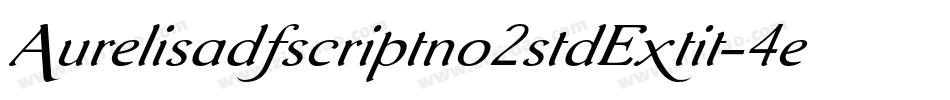Aurelisadfscriptno2stdExtit-4eXK字体转换