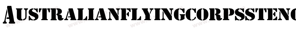 Australianflyingcorpsstencilsg-Gv0O字体转换