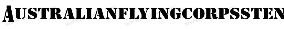 Australianflyingcorpsstencilsg-Gv0O字体转换