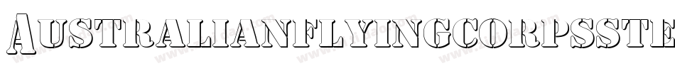 Australianflyingcorpsstencilsg-Gv0O字体转换