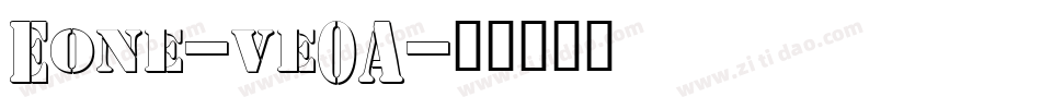 Eone-ve0A字体转换