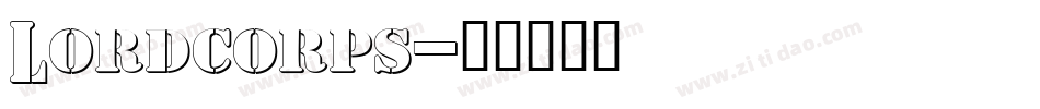 Lordcorps字体转换