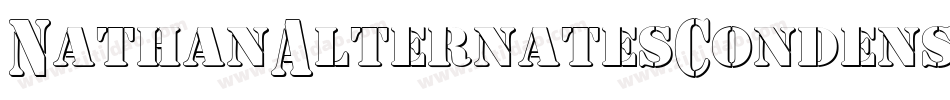 NathanAlternatesCondensedRegular-q0A6字体转换