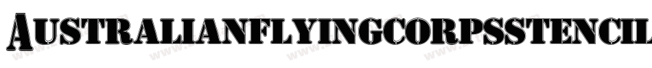 Australianflyingcorpsstencila-o1yd字体转换