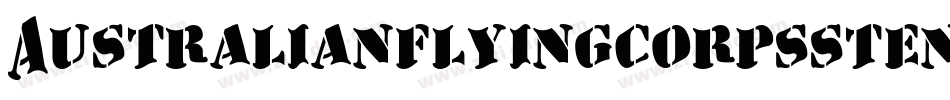 Australianflyingcorpsstencilsg-Gv0O字体转换