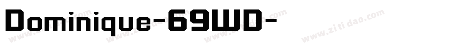 Dominique-69WD字体转换