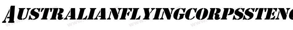 Australianflyingcorpsstencils-xxym字体转换