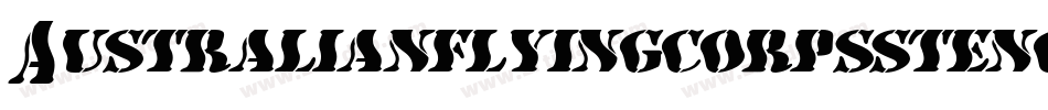 Australianflyingcorpsstencilsc-A4Zp字体转换