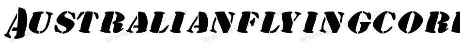 Australianflyingcorpsstencilsg-Gv0O字体转换