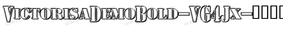 VictorisaDemoBold-VG4Jx字体转换