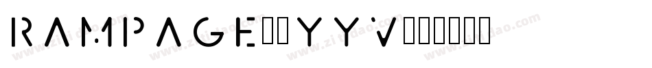 Rampage-5Yyv字体转换
