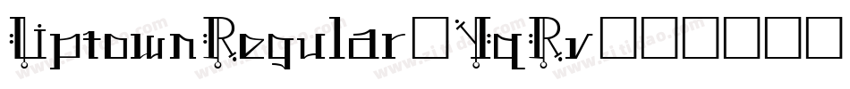 UptownRegular-YqRv字体转换