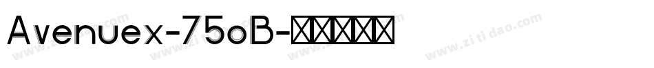 Avenuex-75oB字体转换